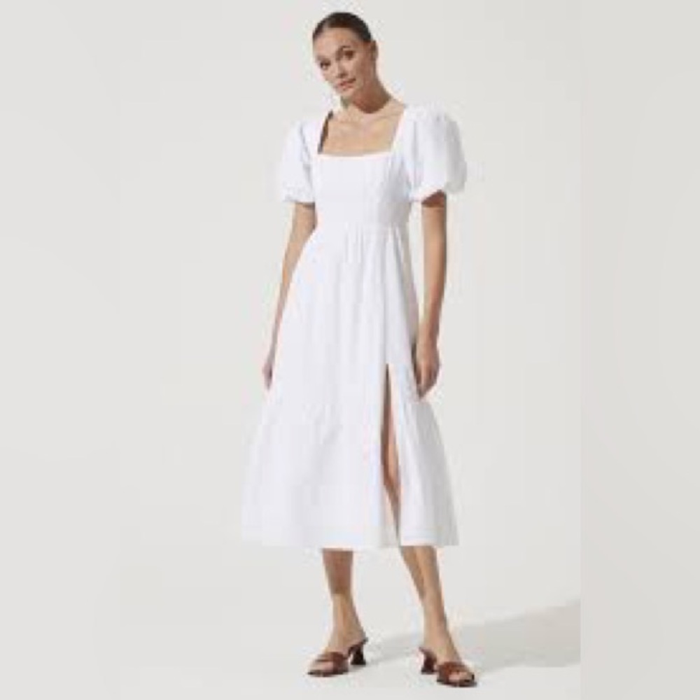 ASTR the Label Tiered Poplin Dress